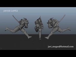 Jetstream Sam Attack Animation & Run Cycle