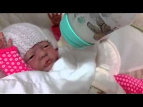 Feeding Reborn Baby Twins - Cute Eating Noises