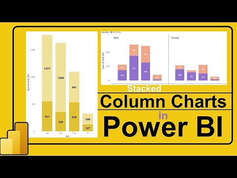 Column Charts in Power BI | Stacked Column Charts in Power BI | Column Charts in Depth | #4