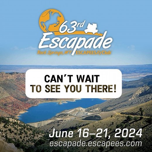 Escapade is right around the corner! We’re heading to Rock Springs, WY June 16-21 for five days of educational seminars, engaging entertainment, social gatherings with our fellow RVers, and more. Fill your days learning from experts and peers about the RV lifestyle, gather with new and old friends every day at one of the many socials, and cap each evening with entertainment including live music to dance the night away or just relax and unwind. Escapade promises to keep you engaged and entertaine