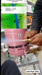 Transparent gas charging line is # success? #HVAC #compressor #airconditioner | Liam Rimz