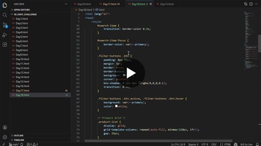 Dynamic Product Filter Search System Built with HTML, CSS, JavaScript | Monika k posted on the topic | LinkedIn