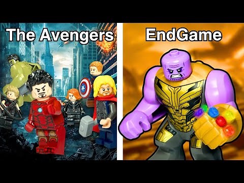I Built Every Avengers Movie In Lego