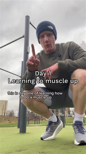 Day 1 of learning how to do a muscle up Attempt number four I clearly misfired and started pulling up on the backend of the swing. One reason why I love filming myself in the gym performing movements is because you catch errors in form like this you wouldn’t otherwise see - I felt like I had performed it correctly at the time! Will try again tomorrow! #gym #fitness #strengthtraining #calisthenics