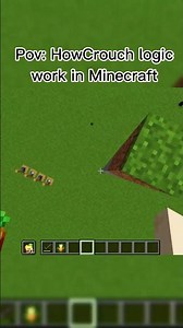 Anyone tell me how Minecraft crouch logic work