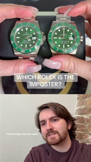 Can You Spot the Fake Rolex? ⌚