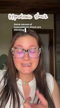 STUDY FOR THE NCLEX-RN WITH ME!!! How to remember the four different types of shock: Hypovolemic