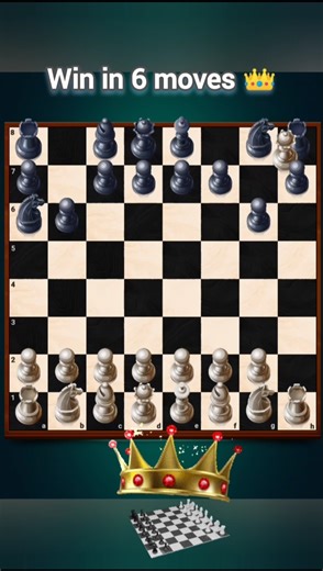 Checkmate in 6 Moves 👑#chess #chessgame #checkmate