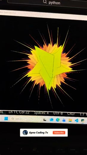 Can you really draw this amazing python turtle🤔🤔 watch it🤔 #python #turtle#shortsfeed#viral