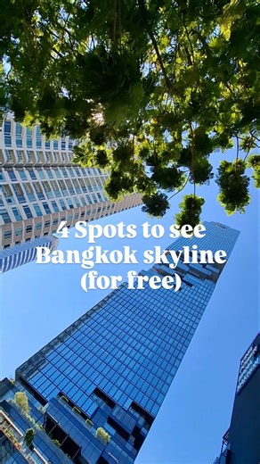 4 Spots to see Bangkok Skyline for free! 🇹🇭