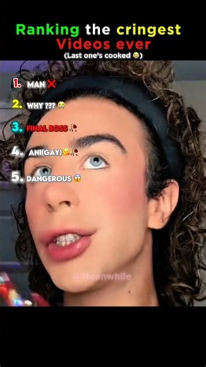 Ranking the cringest videos ever 🥀 (lvl : ♾️ )