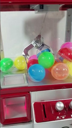 Tabletop Claw Machine Game With Coins & Prize Capsules