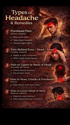 5 Types of Headaches and What Your Body Is Trying to Tell You