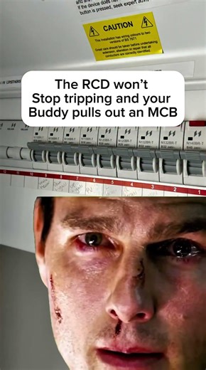 When the RCD trips #ElectricianLife #LicensedElectrician #ElectricalWork #SkilledTrades