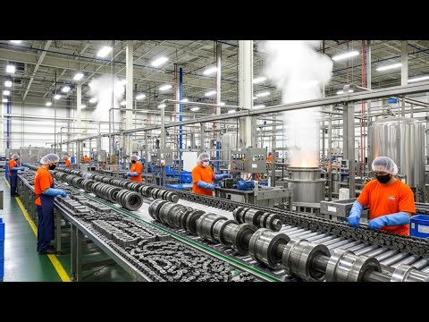 Inside a Modern Track Chain Factory | Full Mass Production Process