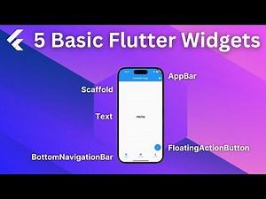 5 Basic Flutter Widgets, die du kennen musst, wenn du mit Flutter startest