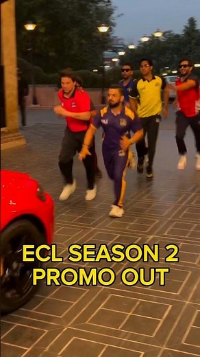 Entertainers Cricket League Season 2 Promo Video Shooting With All Captains #shorts