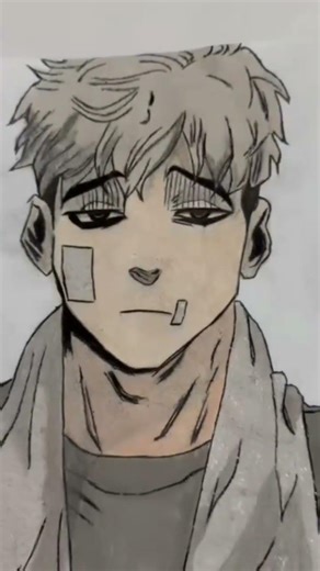 killing Stalking manhwa FANART drawing #sketch #drawing #art #capcut #viral #treading #fanart