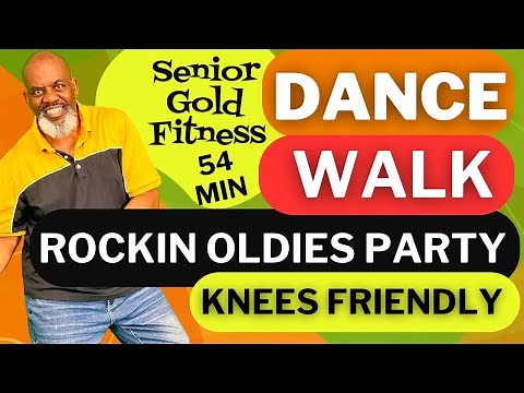 Fun Seniors Walking Dance Oldies Workout | Knees Friendly