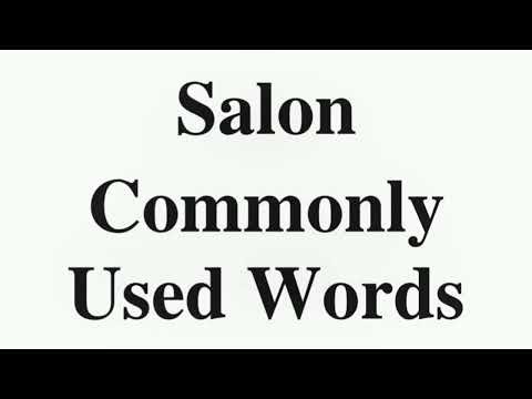 Most used Sinhala words in the salon and Beauty parlour in spoken Sinhala/ Basic Sinhala