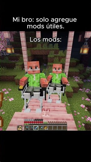 los mods útiles según mi amigo 🤨 #minecraft #shorts