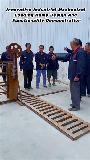 Innovative Industrial Mechanical Loading Ramp Design And Functionality Demonstration