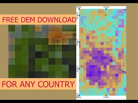DEM data Download|Analysis in QGIS – for any country
