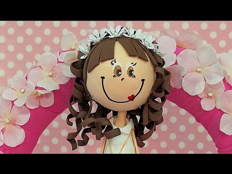 Como hacer fofucha fácil de Comunión