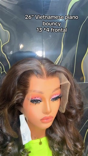 Luxury 26” Vietnamese Piano Bouncy Hair