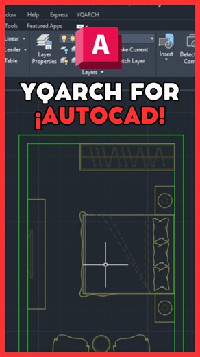 1.8M views · 25K reactions | Learn how to use the basic YQARCH commands in AutoCAD to speed up your work and create architectural drawings faster and more efficiently. #fblifestyle #autocad #autocad2d #autocaddrawing #autocadarchitecture #autocaddesigning #autocadtutorial #autocadplan #autocadtraining #yqarch | Arqvis | Facebook