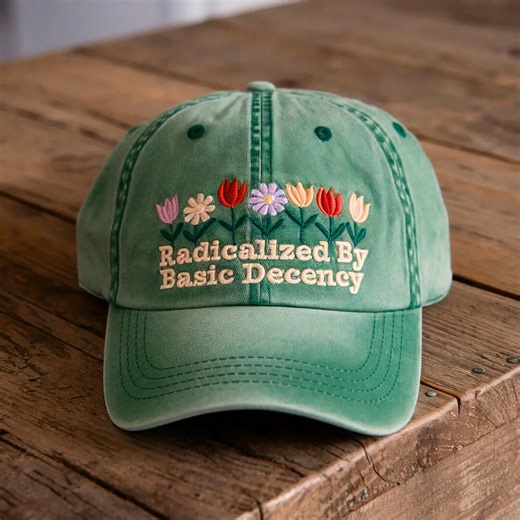 Embroidered Baseball Cap, Practice Radical Empathy, Washed Cotton Dad Hat - Etsy