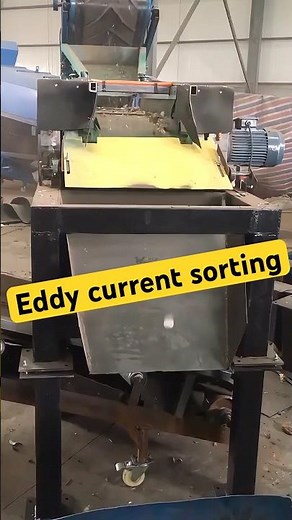 Eddy Current Separator Working | Non-Ferrous Metal Separation Process #eddycurrentseparator