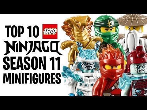 Top 10 LEGO NINJAGO Season 11 Minifigures!