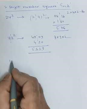 How to Square 2 & 3 Digit Numbers Quickly 🔥(No Calculator)😳