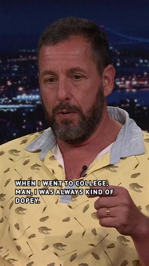 Adam Sandler used to yell at pedestrians from his @New York University dorm window: “Youuuu… Bring me a hamburger… This is the Lord!” 😭 #FallonTonight #TonightShow #AdamSandler #JimmyFallon