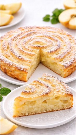 🍎 Hurricane Apple Cake (without butter or oil)