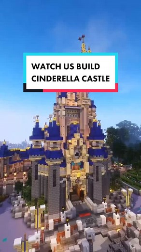 Build a Cinderella Castle in Minecraft
