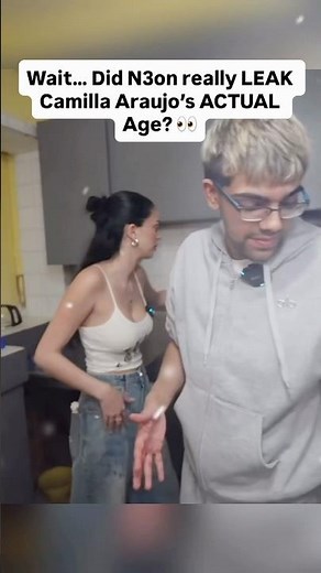Wait... Did N3on really LEAK Camilla Araujo's ACTUAL Age? 👀 #n3on #camillaaraujo #shorts #streamer