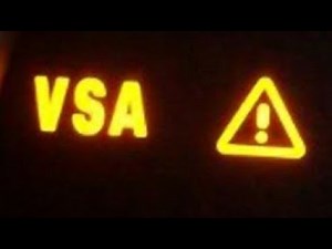 How to Fix & Reset Vehicle Stability Assist (VSA) Warning Light Stays On or Flashing | VSA Light On