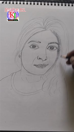 latest simple face sketching Kaisa Karen