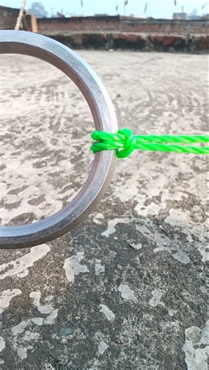 How to tie a string to a ring #dailylifehack #hacks #knot #tricks #tips #shorts #viralshort #diy