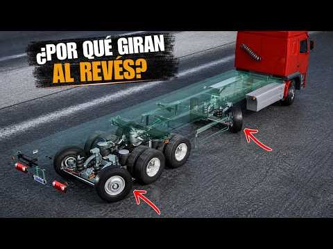 Why Do Some Truck Wheels Turn in the Opposite Direction?