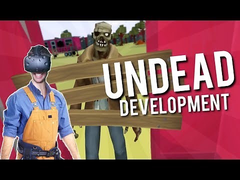 LITERALLY BUILDING TO SURVIVE THE APOCALYPSE IN VR! - Undead Development HTC VIVE Demo Gameplay