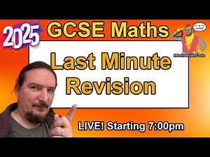 LIVE! GCSE Maths Paper 3 - Last Minute Essential Revision! (Predicted Paper) AQA OCR EdExcel