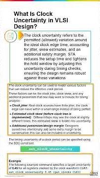 What Is Clock Uncertainty in VLSI Design? || Skew, Jitter & Timing Margin Explained#STA#VLSI #timing
