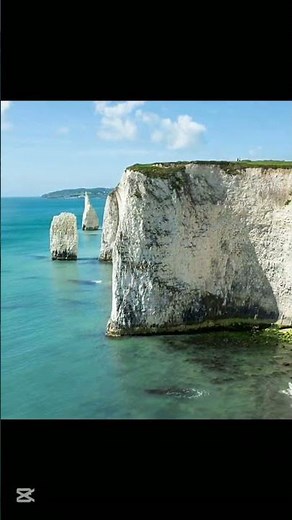 Old Harry Rocks: England’s Stunning Sea Stacks #history #ytshorts #shorts