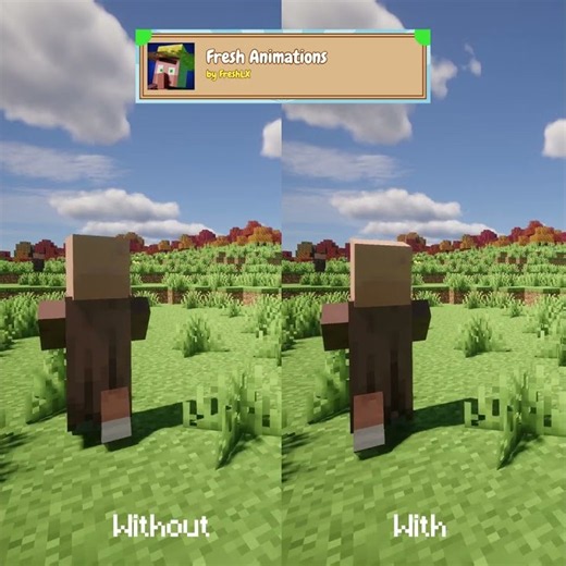 Make minecraft animation clear #minecraft #java #freshanimation #resourcepack #texturepack