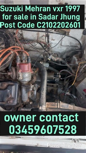 Suzuki Mehran vxr 1997 for sale in Sadar Jhung Post Code C2102202601 #automobile #suzukievery