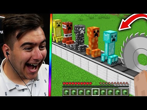 La MEJOR TRAMPA para CREEPERS de MINECRAFT! 😂