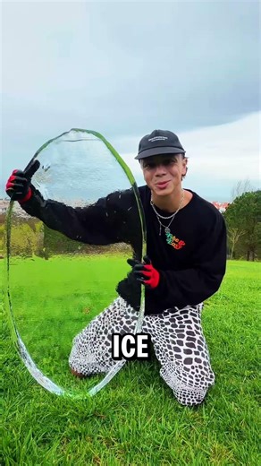 From Grass to Ice: A Unique Surfing Attempt